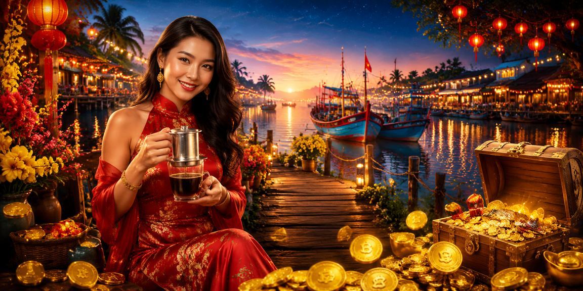 Người dùng Việt Nam thư giãn tại Mũi Né trong khi tra cứu ưu đãi và voucher giải trí trực tuyến